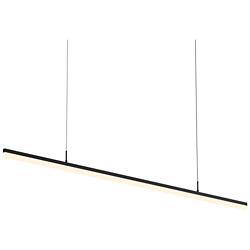 Sonneman Stiletto 71 1/4" Wide Satin Black LED Pendant Light