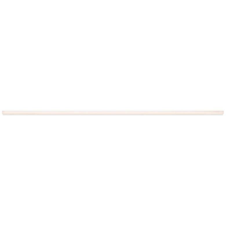 Image 1 Sonneman Stiletto Lungo 47 3/4"W Satin White LED Bath Light