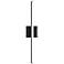 Sonneman Stix 24 3/4" High Satin Black LED Wall Sconce