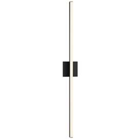Image2 of Sonneman Stix 40" High Satin Black LED Wall Sconce