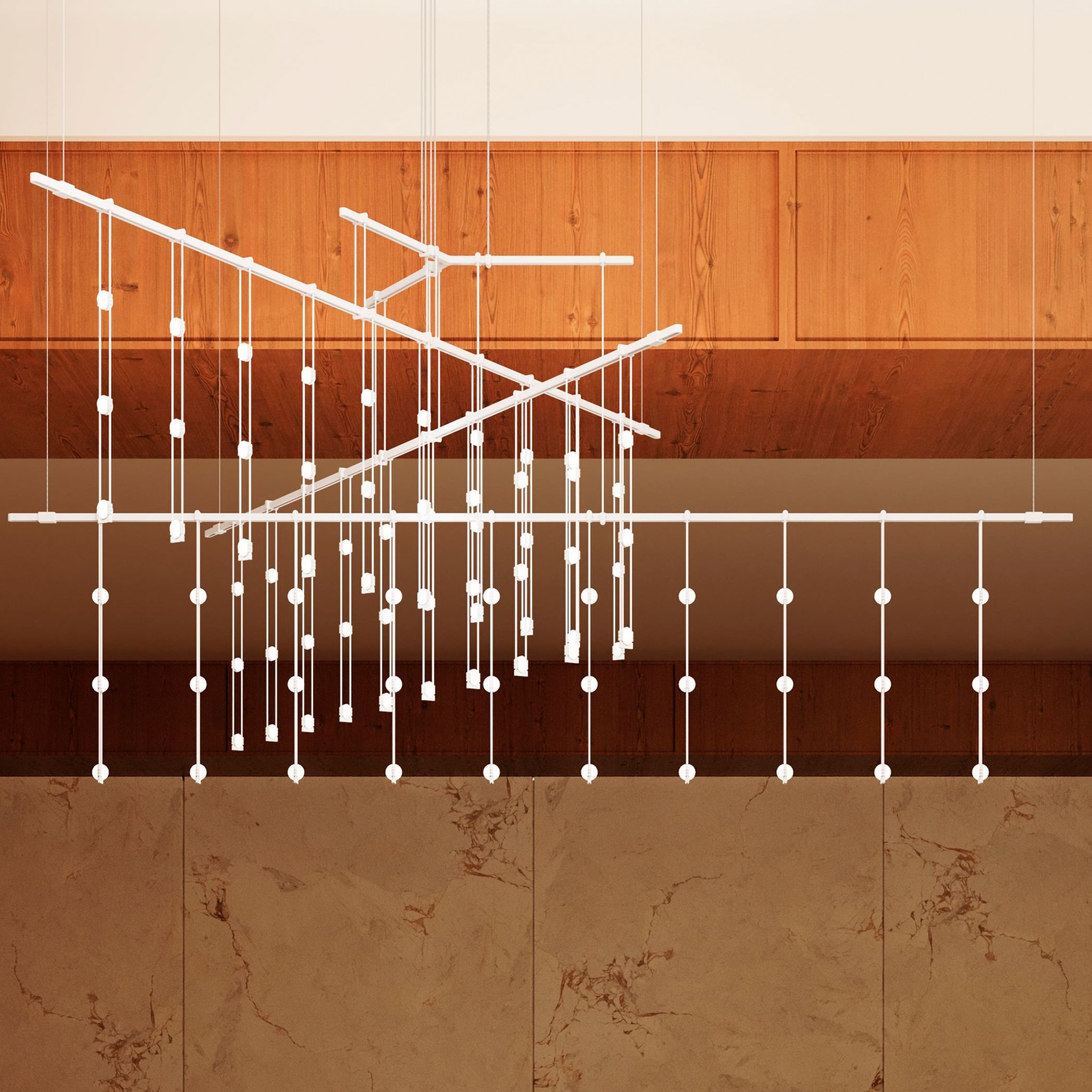 Sonneman Suspenders White Collection