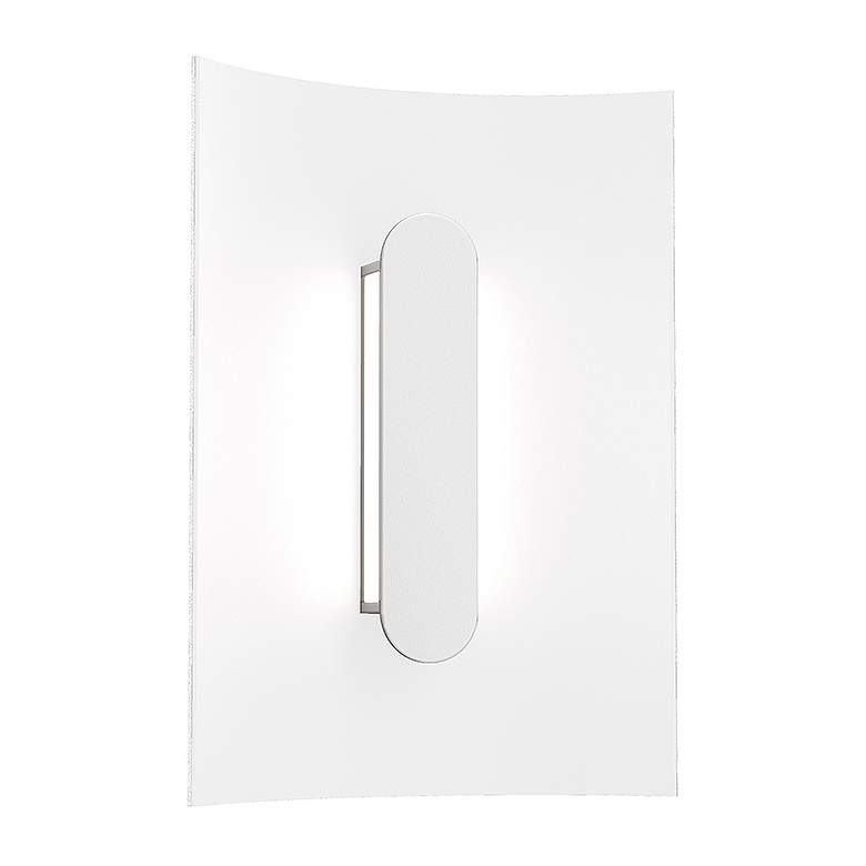 Image 1 Sonneman Tairu&#8482; 8 inch High White LED Outdoor Wall Light