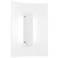 Sonneman Tairu™ 8" High White LED Outdoor Wall Light