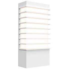 Image1 of Sonneman Tawa™ 13" High White LED Outdoor Wall Light