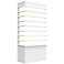 Sonneman Tawa™ 13" High White LED Outdoor Wall Light