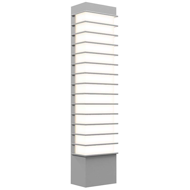 Image 1 Sonneman Tawa™ 21" High Gray LED Outdoor Wall Light