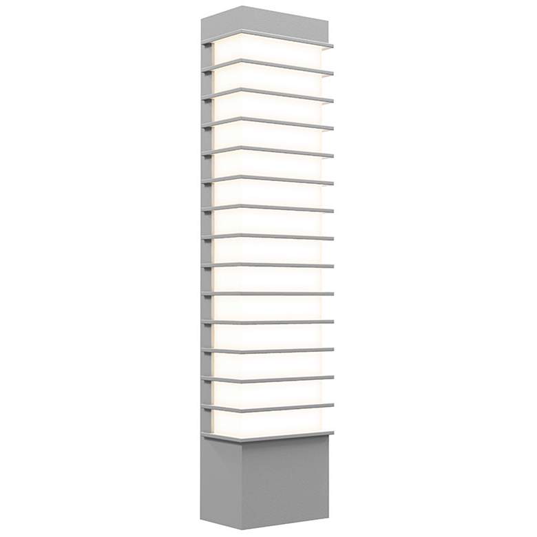 Image 1 Sonneman Tawa&#8482; 21 inch High Gray LED Outdoor Wall Light