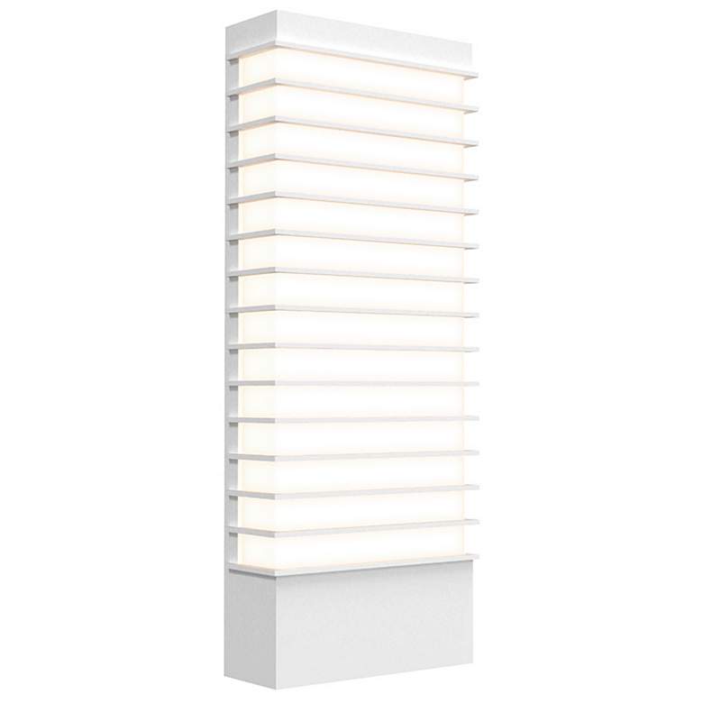 Image 1 Sonneman Tawa™ 21" High White LED Outdoor Wall Light