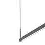 Thumbnail2 of Sonneman Thin-Line 48" Wide Satin Black LED Linear Pendant more views