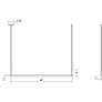Thumbnail3 of Sonneman Thin-Line 48" Wide Satin Black LED Linear Pendant more views