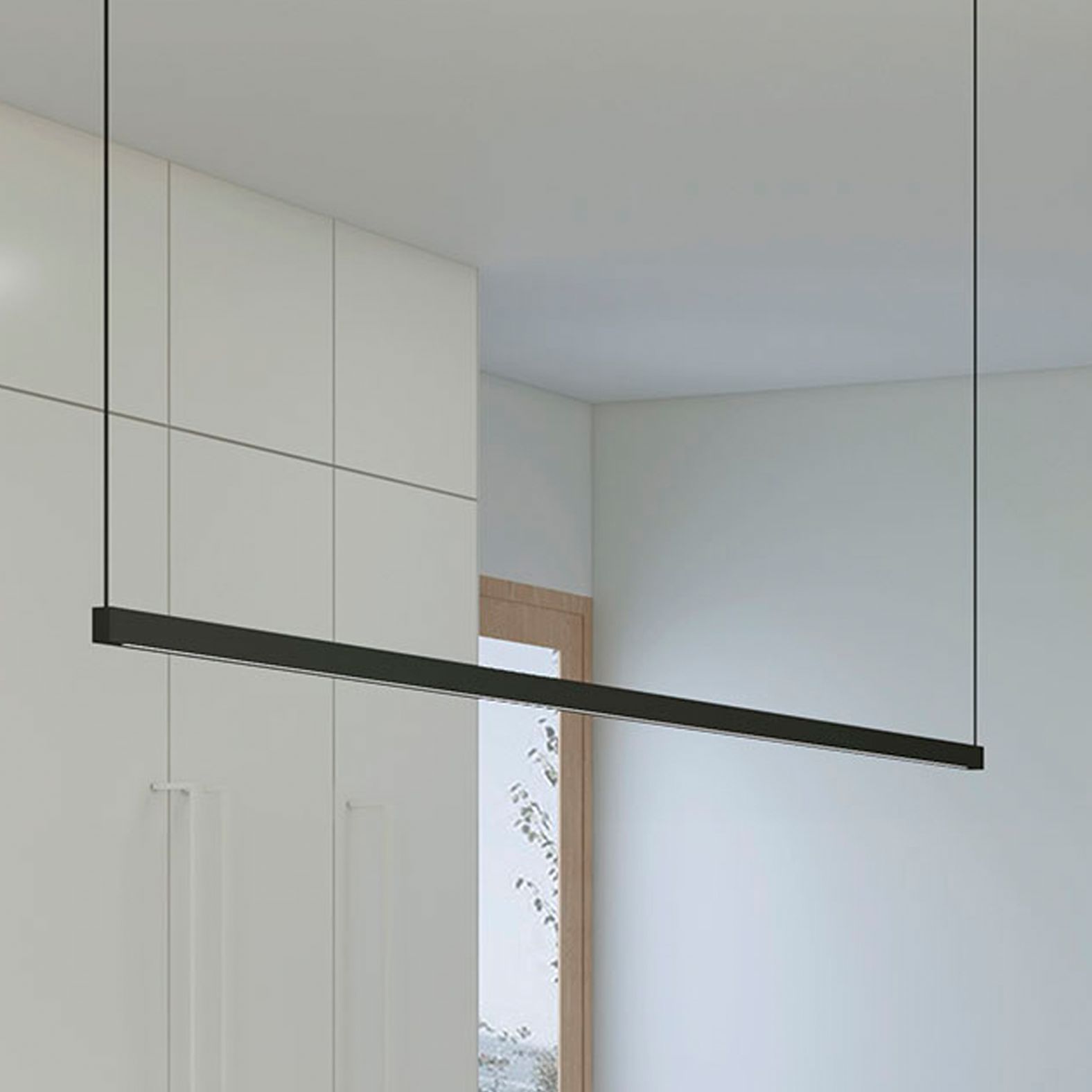 Sonneman Thin-Line Black Collection
