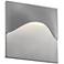 Sonneman Tides 8"H Textured Gray LED Outdoor Wall Light