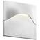 Sonneman Tides 8"H Textured White LED Outdoor Wall Light