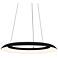 Sonneman Torus™ 24" Wide Satin Black LED Pendant Light