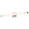 Sonneman Tubo Slim 33 1/2" Wide Satin Nickel LED Bath Light