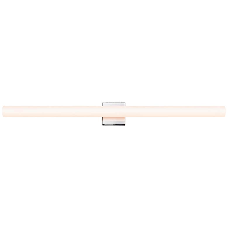 Image 1 Sonneman Tubo Slim 40"W Polished Chrome LED Bath Light