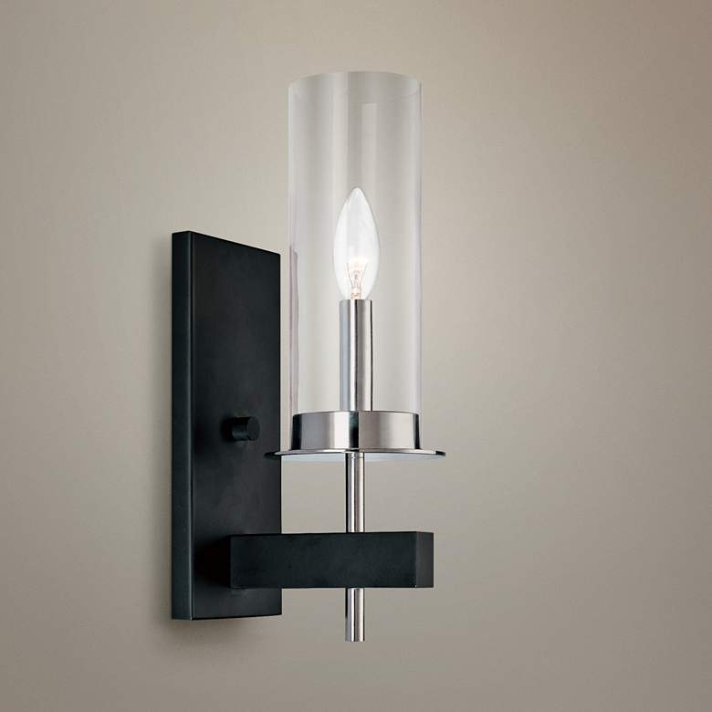 Image 1 Sonneman Tuxedo 14 1/2 inch High One Light Wall Sconce