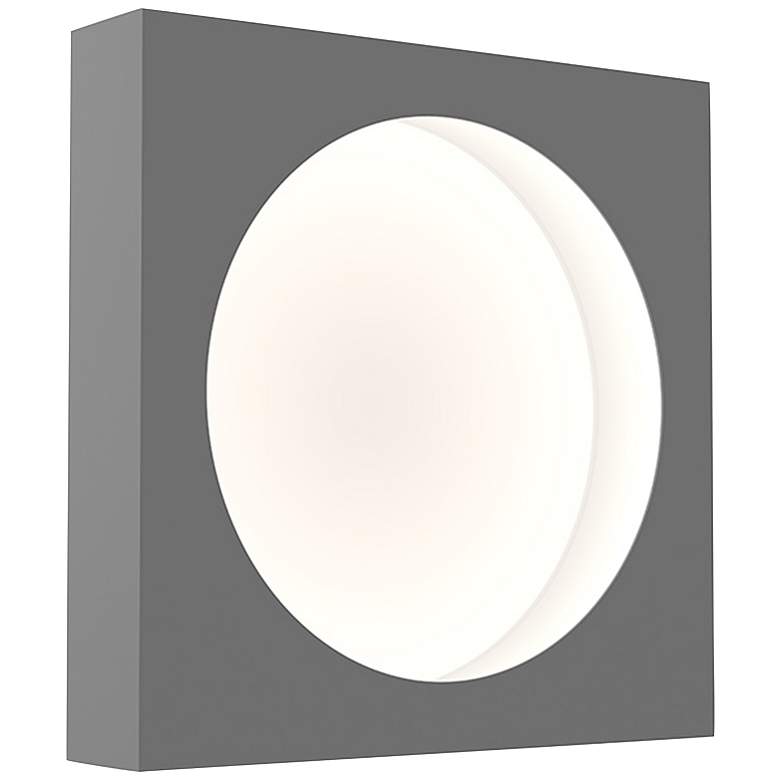 Image 1 Sonneman Vuoto 10 inch High Dove Gray LED Wall Sconce