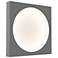 Sonneman Vuoto 15" High Dove Gray LED Wall Sconce