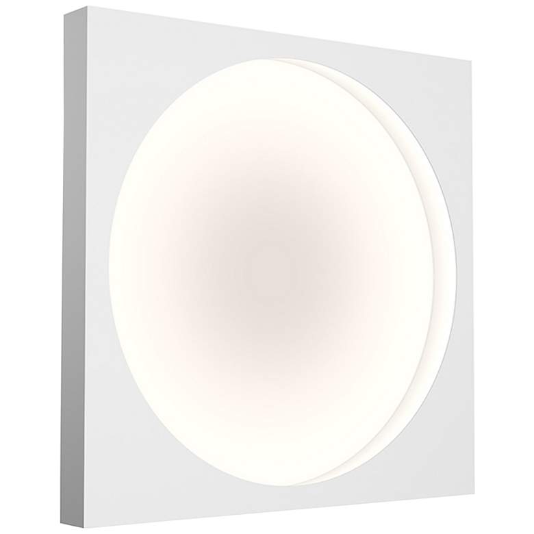 Image 1 Sonneman Vuoto 20 inch High Satin White LED Wall Sconce
