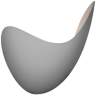 Sonneman Waveforms 10" High Dove Gray LED Right Wall Sconce