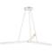 Sonneman Y 32 1/2" Wide Satin White LED Pendant Light