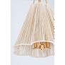 4_Sonoma 18"W Vintage Gold Leaf and Abaca Rope Pendant Light more views