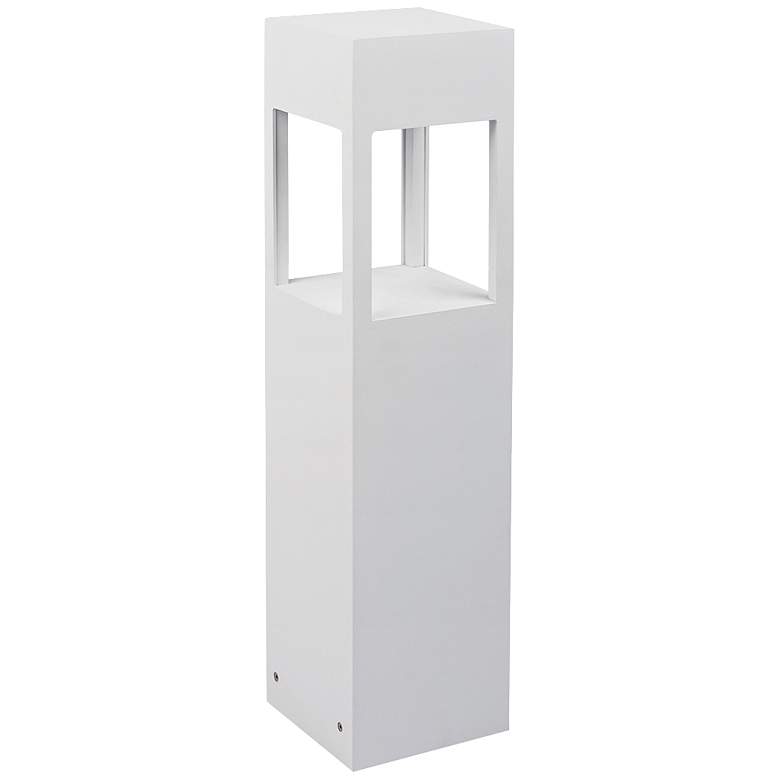 Image 1 Sonoma 24" High White Square LED Landscape Bollard Light