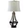 Sonoma Brown Wood and Metal Table Lamp