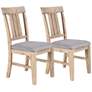 Thumbnail2 of Sonoma Gray Milky Fabric Dining Side Chairs Set of 2