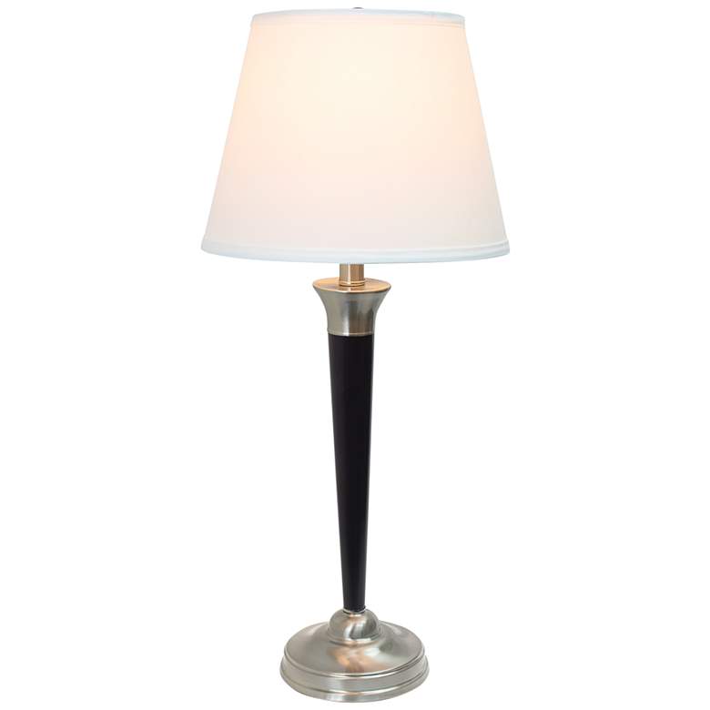 Image 7 Sonoma Malbec Black Nickel 3-Piece Floor and Table Lamp Set more views