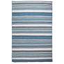 Thumbnail1 of Sonoma Malibu Stripe 625804 7'6"x 9'6" Blue Outdoor Area