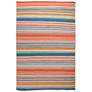Thumbnail1 of Sonoma Malibu Stripe 625814 8'3"x11'6" Orange Outdoor Rug