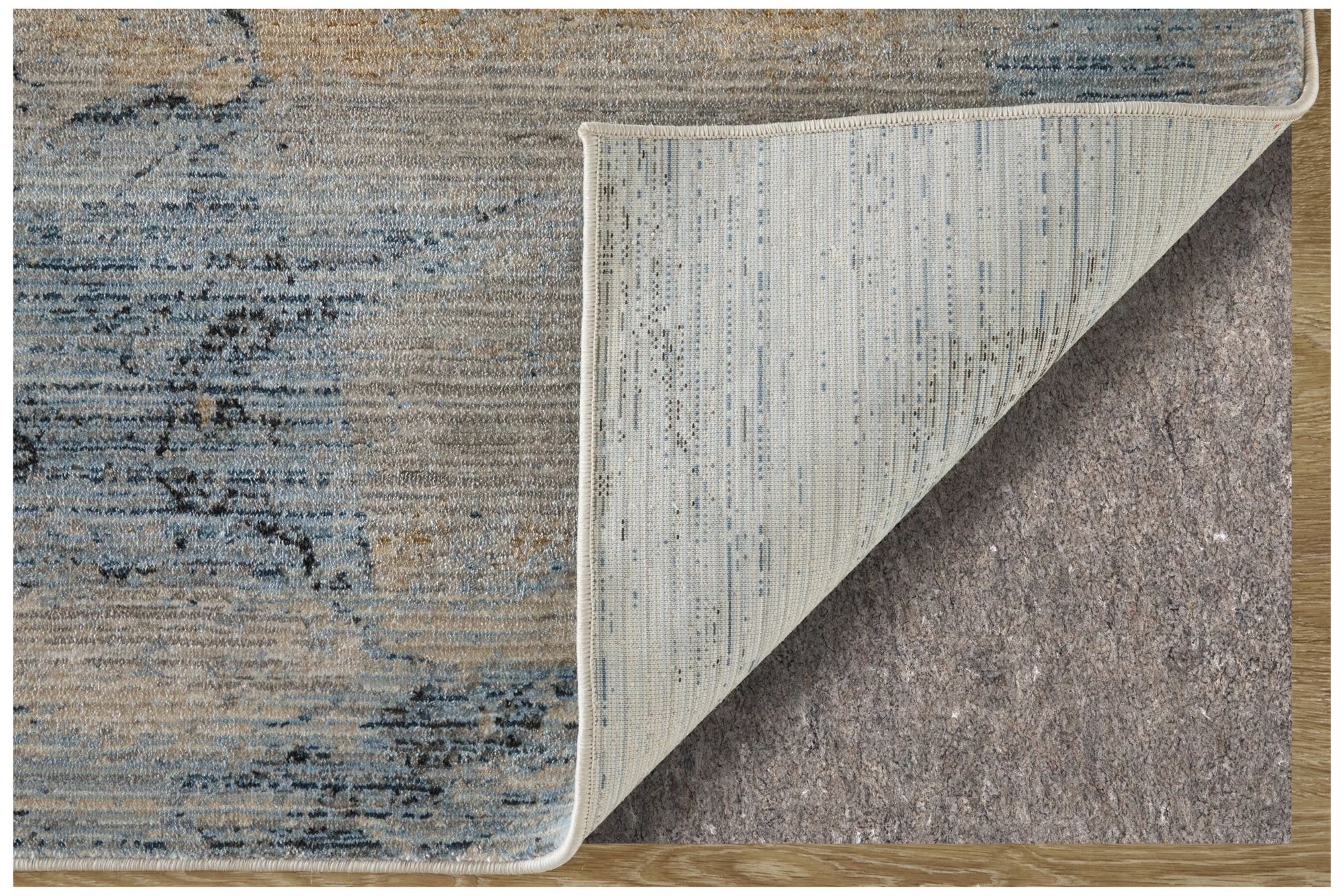 Image 4 Sonora Abstract Indoor Blue Area Rug 39U9F 2'-6" x 7'-3" more views