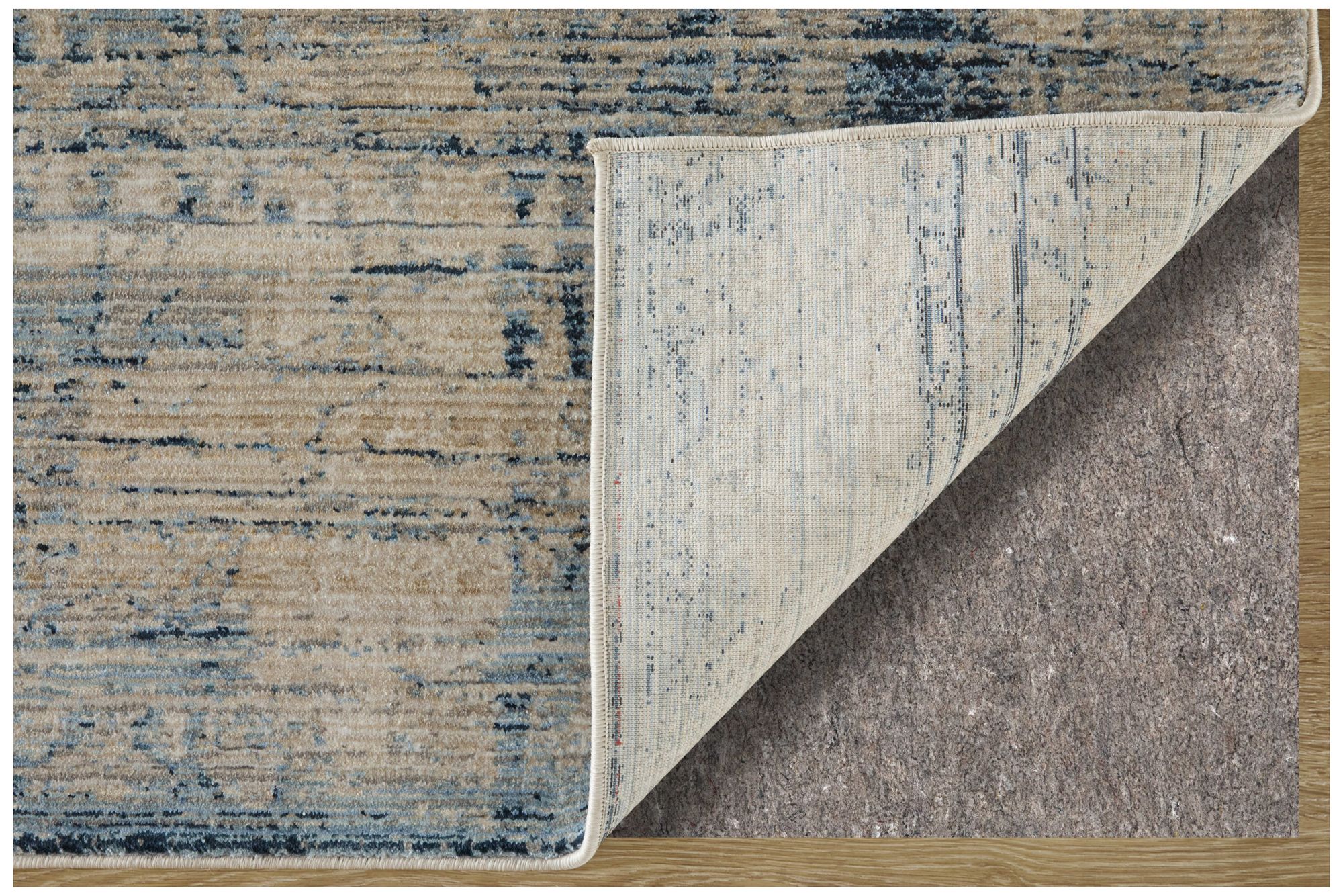 Image 4 Sonora Abstract Indoor Blue Area Rug 39UAF 2'-6" x 7'-3" more views