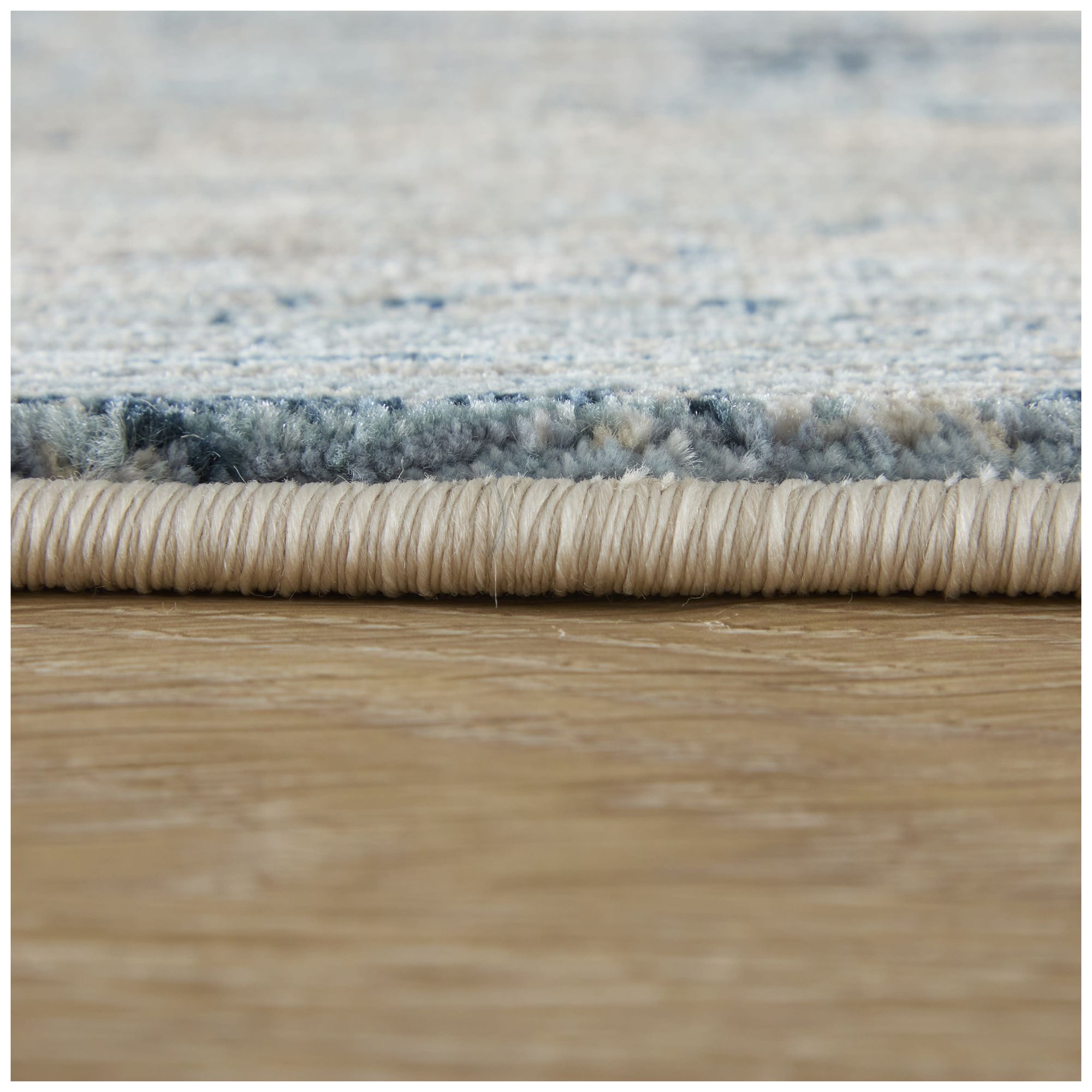 Sonora Abstract Indoor Blue Area Rug 39UAF 2' x 3'