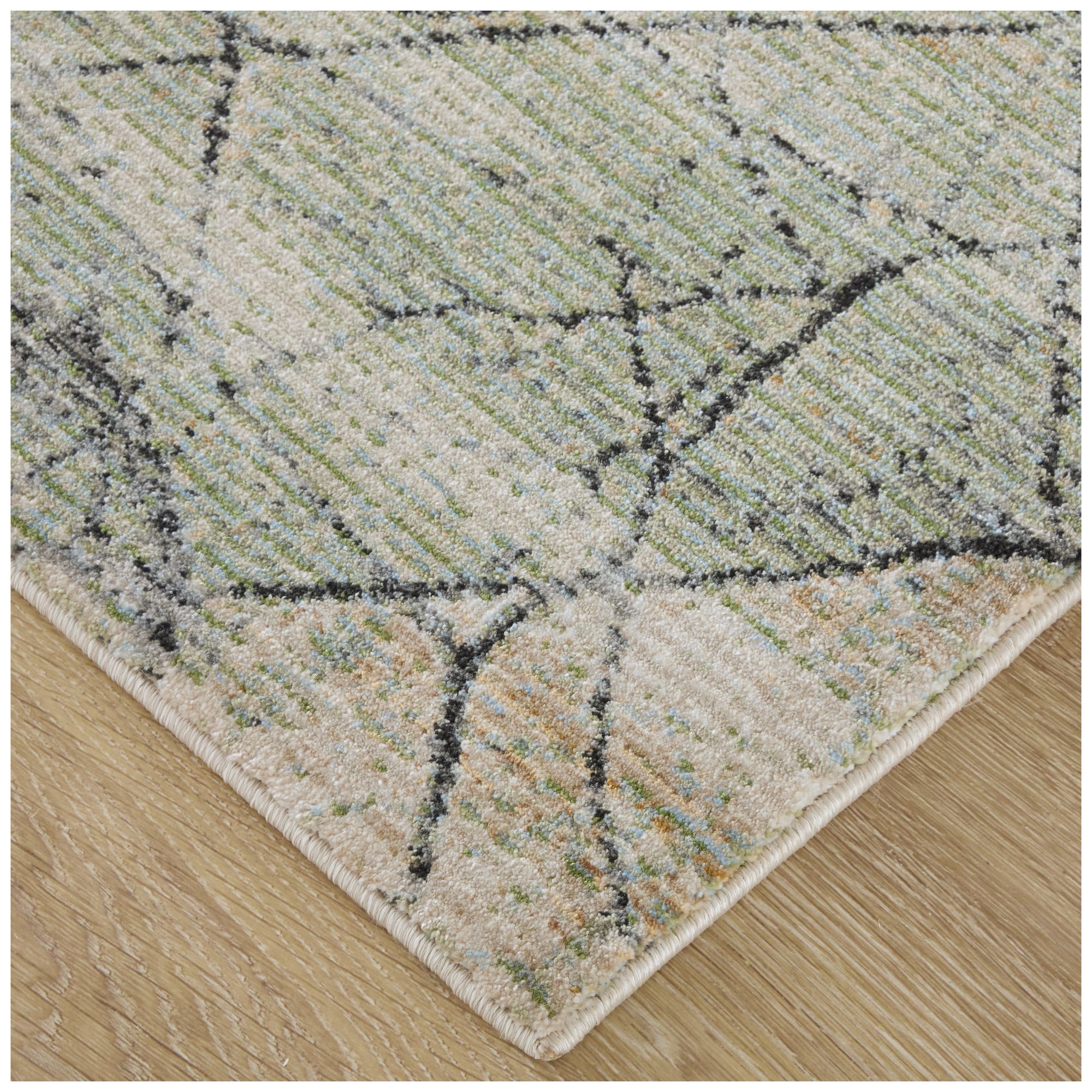 Image 3 Sonora Abstract Indoor Green Area Rug 39U8F 5' x 7'-6" more views