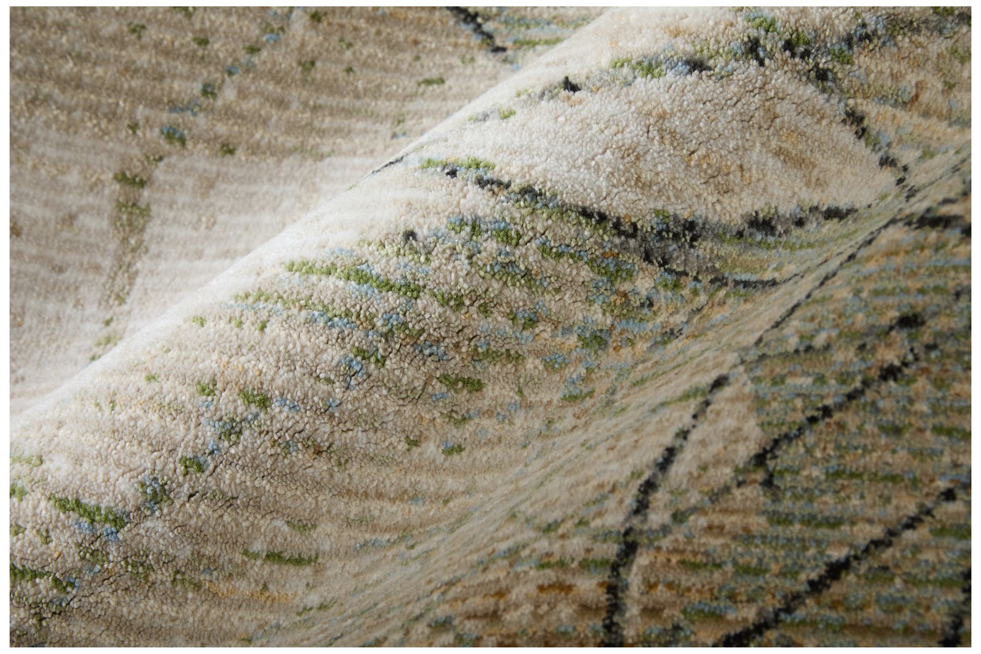 Image 5 Sonora Abstract Indoor Green Area Rug 39U8F 5' x 7'-6" more views