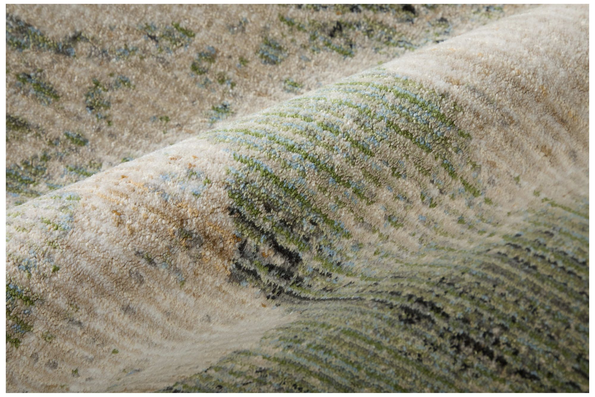 Image 5 Sonora Abstract Indoor Green Area Rug 39U9F 6'-7" x 9'-6" more views