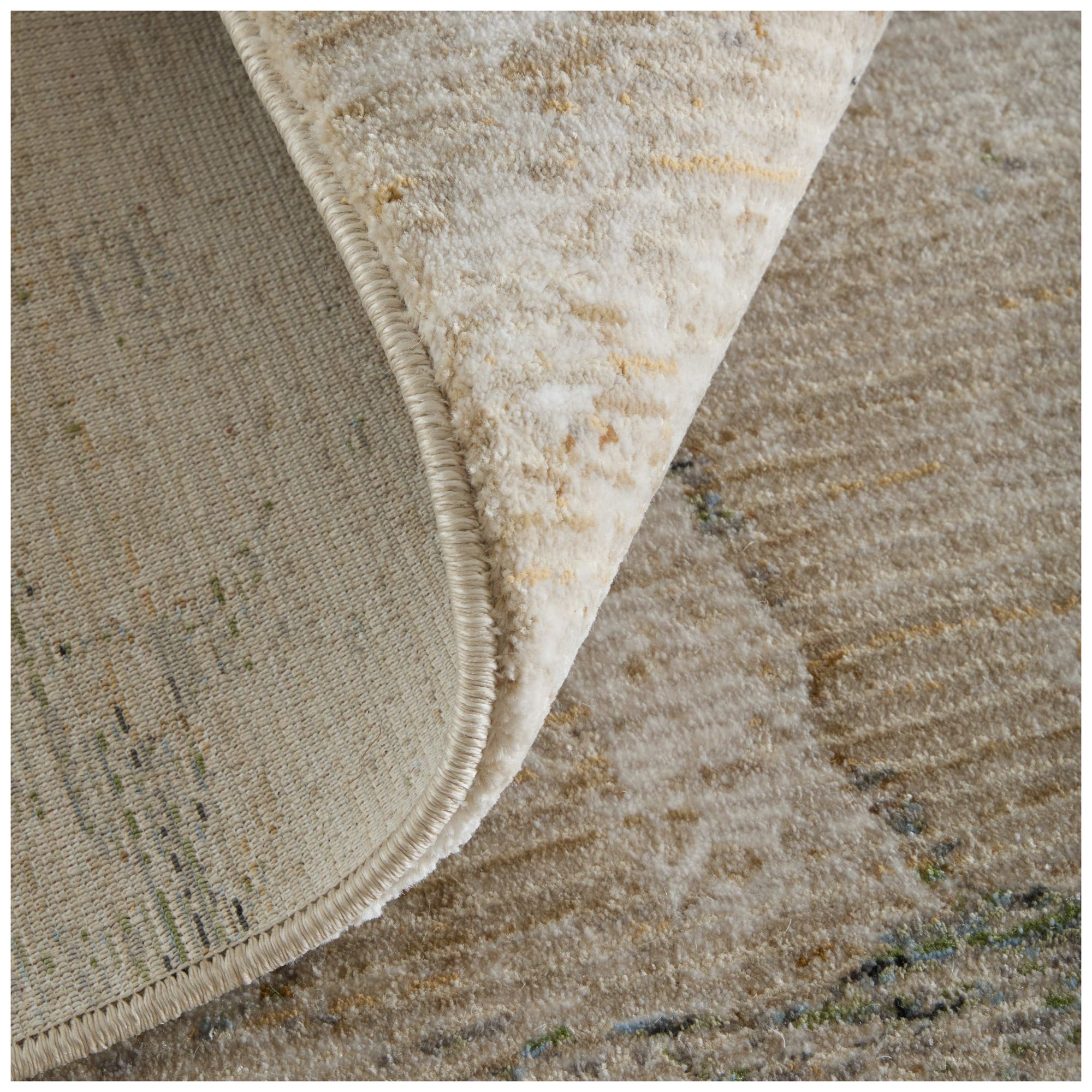 Image 7 Sonora Abstract Indoor Green Area Rug 39U9F 6'-7" x 9'-6" more views