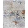 Sonora Abstract Indoor Ivory Area Rug 39NUF 5' x 7'-6"