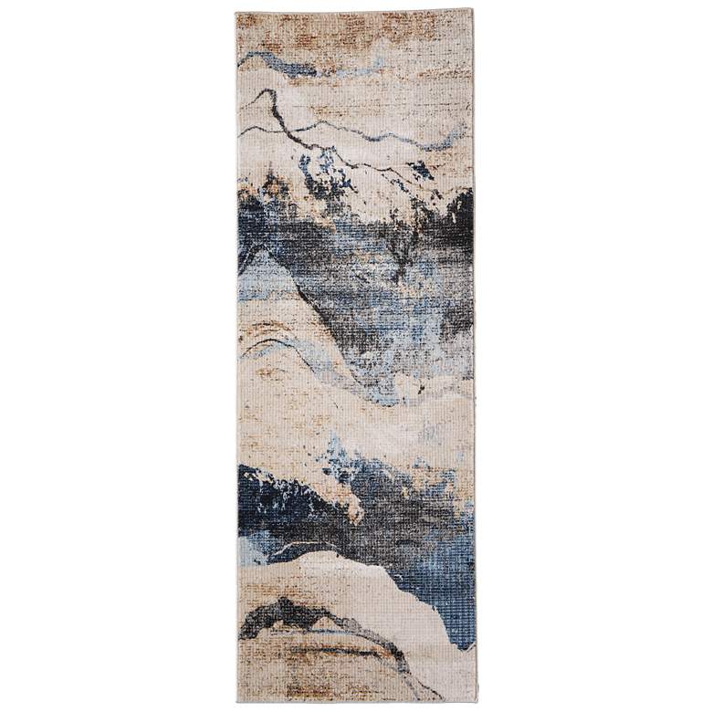 Image 1 Sonora Abstract Indoor Tan Area Rug 39NWF 2'-6" x 7'-3"