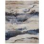 Sonora Abstract Indoor Tan Area Rug 39NWF 5' x 7'-6"