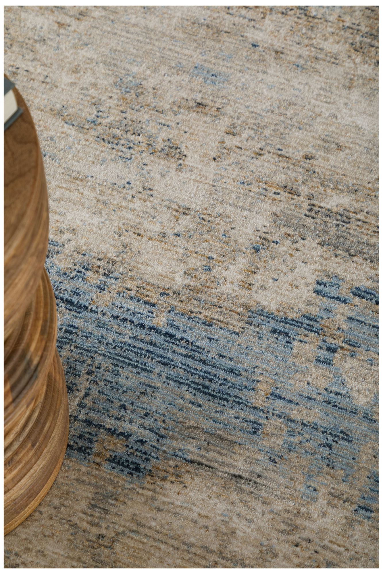 Image 2 Sonora Abstract Indoor Taupe Area Rug 39UBF 6'-7" x 9'-6" more views