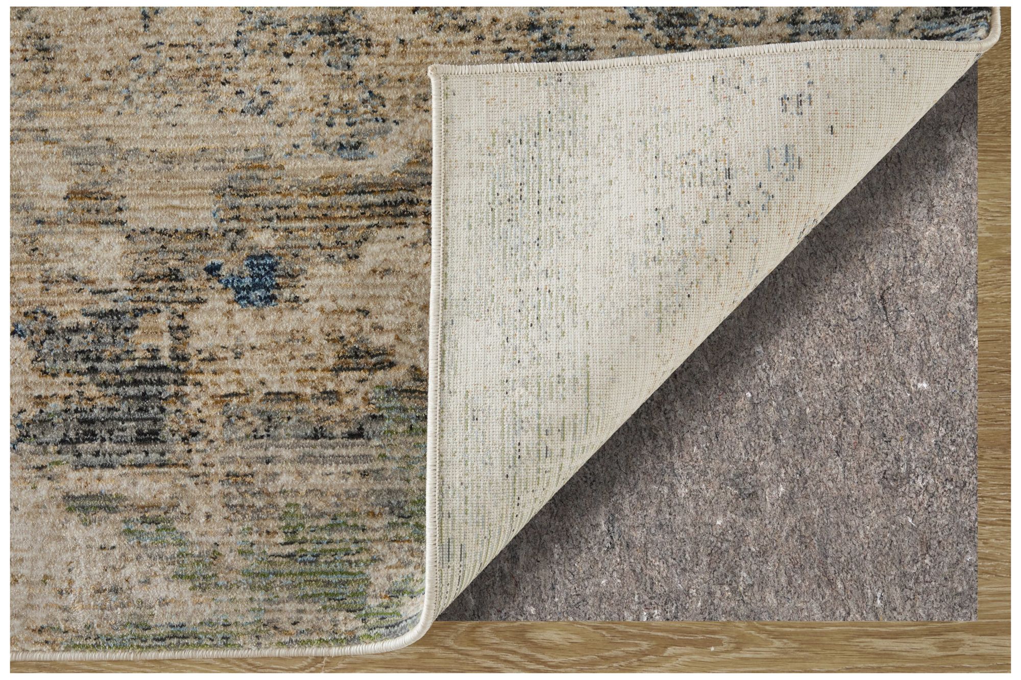 Image 4 Sonora Abstract Indoor Taupe Area Rug 39UBF 6'-7" x 9'-6" more views