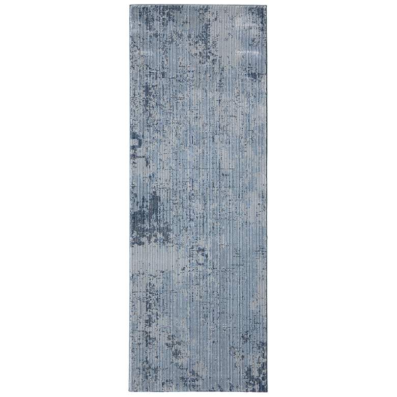 Image 1 Sonora Modern Abstract Soft Indoor Blue Area Rug 39PLF