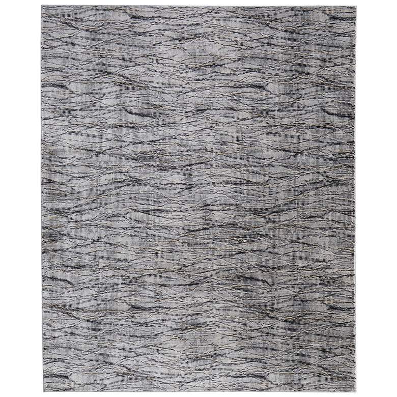 Image 1 Sonora Modern Abstract Soft Indoor Gray Area Rug 39NXF
