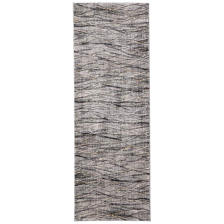 Image 1 Sonora Modern Abstract Soft Indoor Gray Area Rug 39NXF