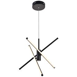 Sonya 3 Lt Black Pendant