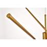 6_Sonya 43 1/2" Wide Gold 3-Light LED Chandelier more views